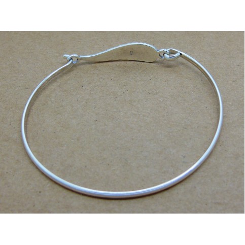 Sterling Silver Angel Wing Bangle