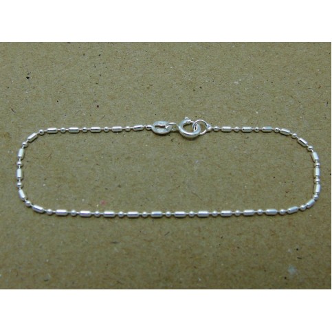 Sterling Silver Bead and Ball Bracelet