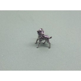 Sterling Silver Zebra Charm