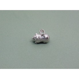Sterling Silver Guinea Pig Charm