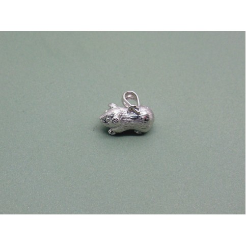 Sterling Silver Guinea Pig Charm