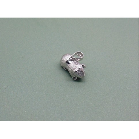 Sterling Silver Guinea Pig Charm