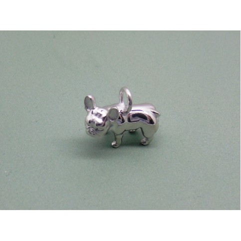 Sterling Silver French Bulldog Charm