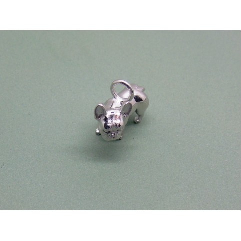 Sterling Silver French Bulldog Charm