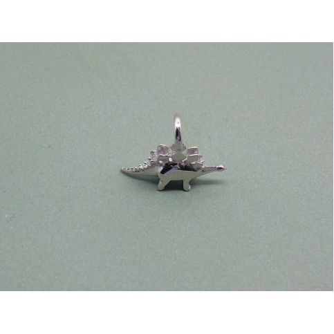 Sterling Silver Baby Stegosaurus Charm