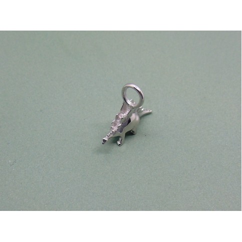 Sterling Silver Baby Stegosaurus Charm