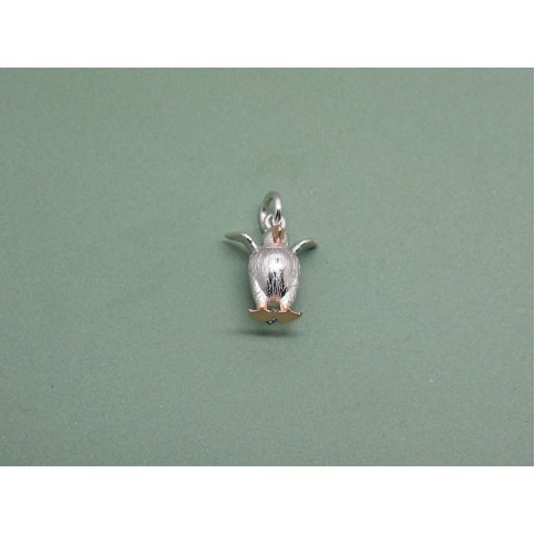 Sterling Silver Two Tone Puffin Charm