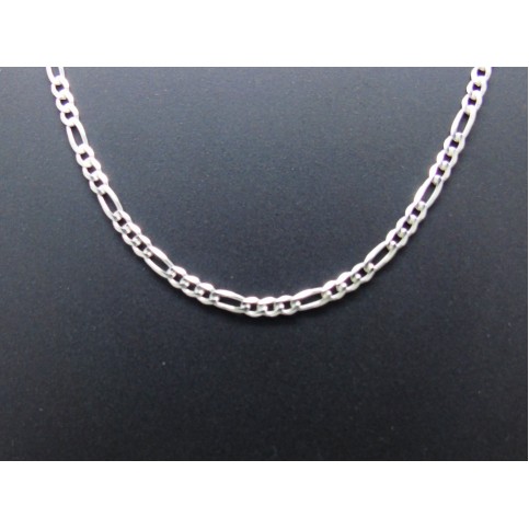 Sterling Silver Medium Weight Figaro Chain