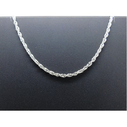 Sterling Silver Medium Singapore Chain