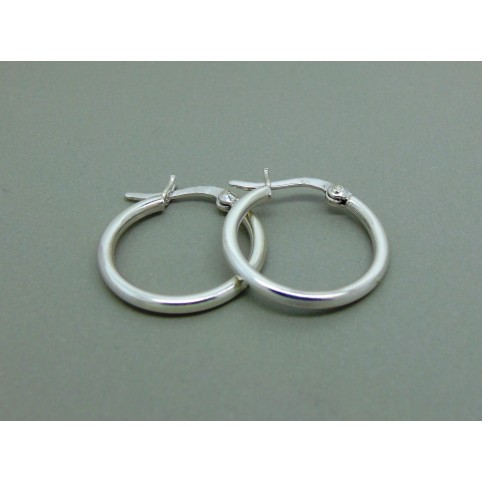 Sterling Silver Hinged 20mm Creoles