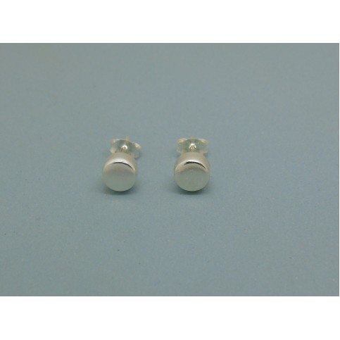 Sterling Silver Cylindrical Studs