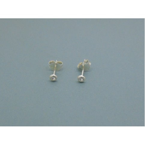 Sterling Silver Cubic Zirconia Studs