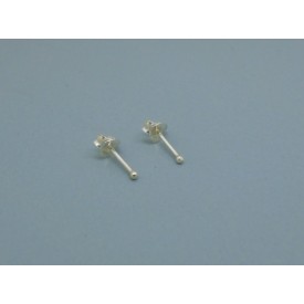 Sterling Silver Ball Studs - 1.5mm