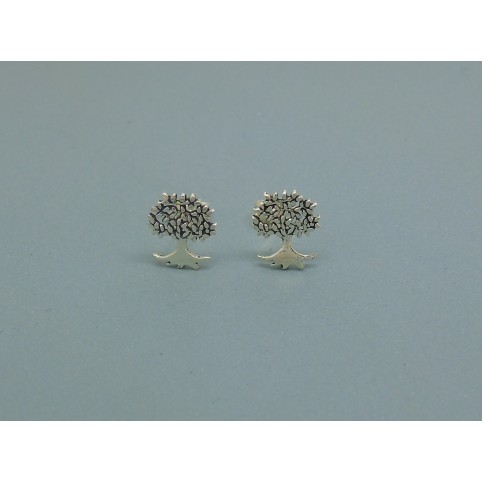 925 Sterling Silver Tree of Life Studs