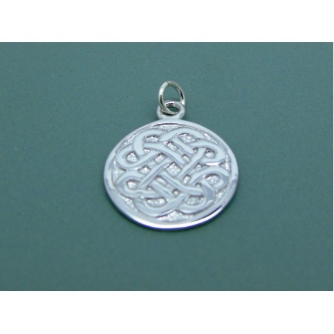 Sterling Silver Celtic Disc Pendant