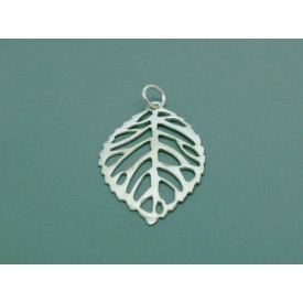 Sterling Silver Leaf Pendant