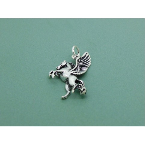 Sterling Silver Pegasus Pendant