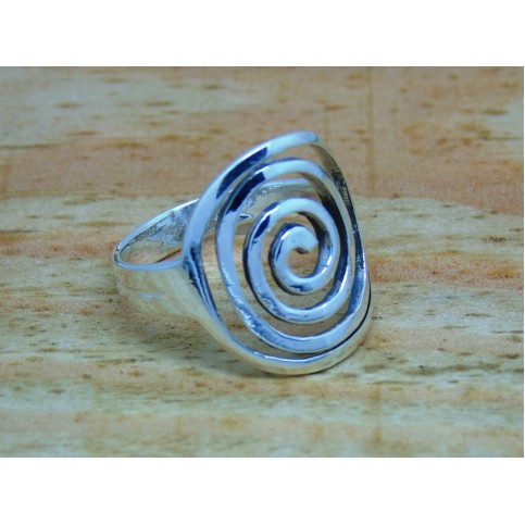 Sterling Silver Swirl Ring