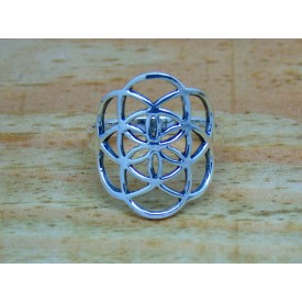 Sterling Silver Geometric Ring