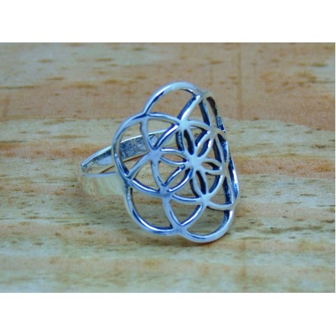 Sterling Silver Geometric Ring