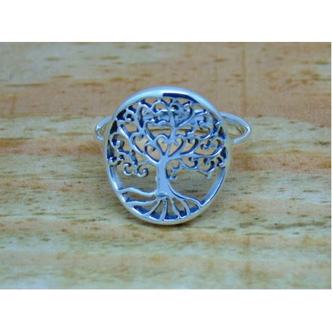 Sterling Silver Tree Of Life Ring