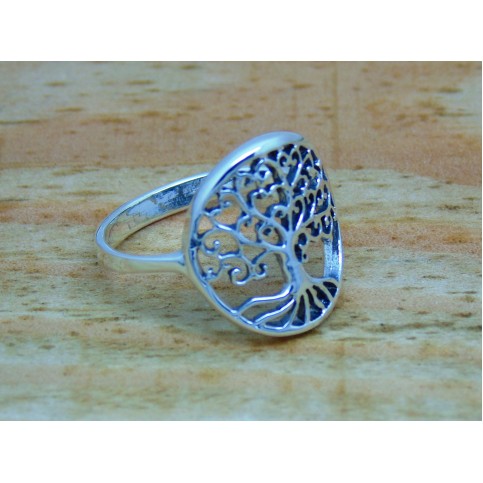 Sterling Silver Tree Of Life Ring