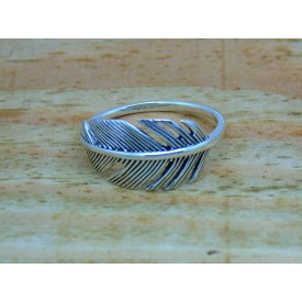 Sterling Silver Feather Ring