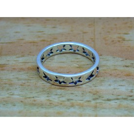 Sterling Silver Open Star Ring