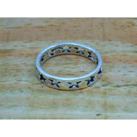 Sterling Silver Open Star Ring