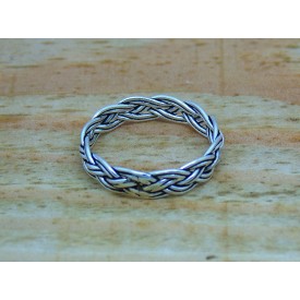 Sterling Silver Celtic Weave Ring