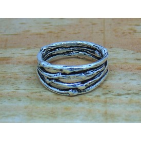 Sterling Silver Twig Ring