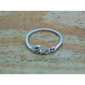 Sterling Silver Love Ring
