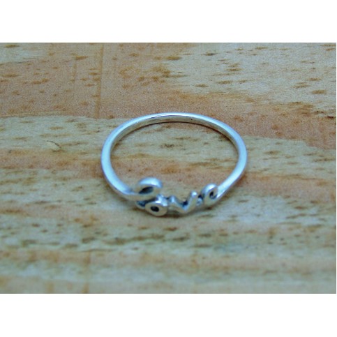 Sterling Silver Love Ring