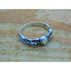 Sterling Silver Oxidised Decorative Ring